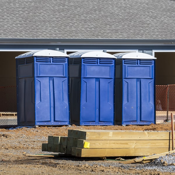 what is the cost difference between standard and deluxe porta potty rentals in Callahan